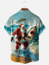 Men's Christmas Funny Graphic Short Sleeve Hawaiian Shirt